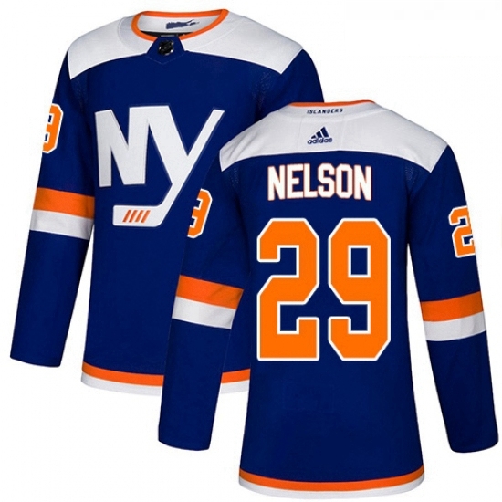 Youth Adidas New York Islanders 29 Brock Nelson Premier Blue Alternate NHL Jersey Youth Adidas New York Islanders 29 Brock Nelson Premier Blue Alternate NHL Jersey