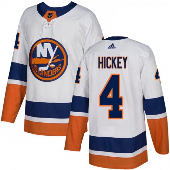 Youth Adidas New York Islanders 4 Thomas Hickey Authentic White Away NHL Jersey Youth Adidas New York Islanders 4 Thomas Hickey Authentic White Away NHL Jersey
