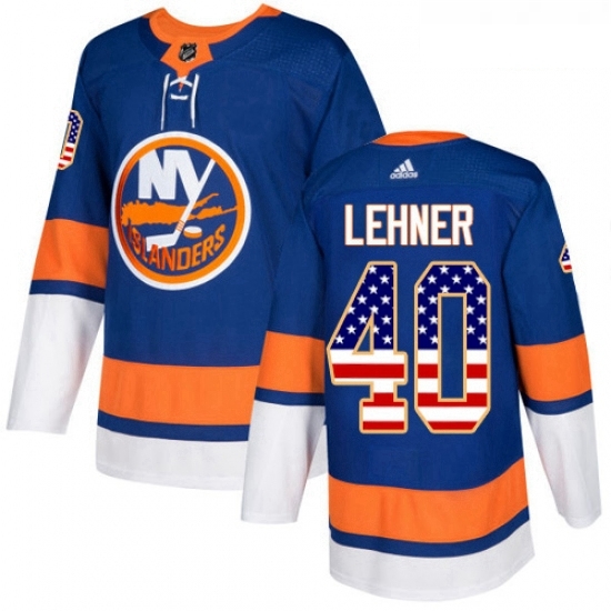 Youth Adidas New York Islanders 40 Robin Lehner Authentic Royal Blue USA Flag Fashion NHL Jersey Youth Adidas New York Islanders 40 Robin Lehner Authentic Royal Blue USA Flag Fashion NHL Jersey