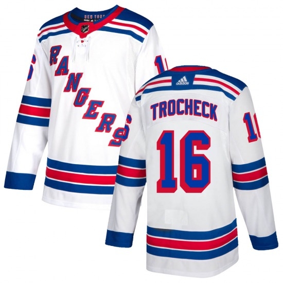 Men New York Rangers Vincent Trocheck 16 White Adidas Jersey Men New York Rangers Vincent Trocheck 16 White Adidas Jersey