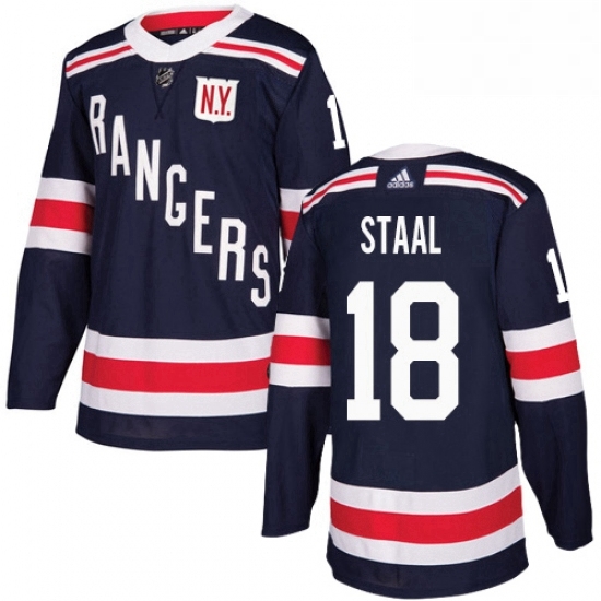 Mens Adidas New York Rangers 18 Marc Staal Authentic Navy Blue 2018 Winter Classic NHL Jersey Mens Adidas New York Rangers 18 Marc Staal Authentic Navy Blue 2018 Winter Classic NHL Jersey