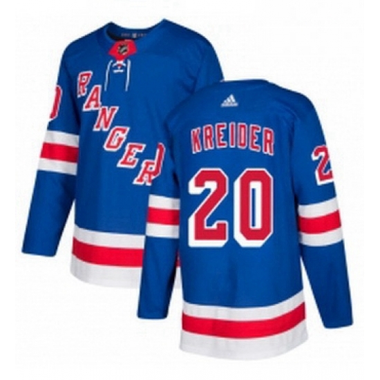 Mens Adidas New York Rangers 20 Chris Kreider Premier Royal Blue Home NHL Jersey Mens Adidas New York Rangers 20 Chris Kreider Premier Royal Blue Home NHL Jersey