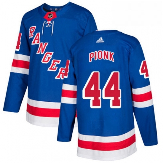Mens Adidas New York Rangers 44 Neal Pionk Royal Blue Home Authentic Stitched NHL Jersey Mens Adidas New York Rangers 44 Neal Pionk Royal Blue Home Authentic Stitched NHL Jersey