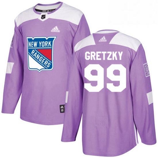Mens Adidas New York Rangers 99 Wayne Gretzky Authentic Purple Fights Cancer Practice NHL Jersey Mens Adidas New York Rangers 99 Wayne Gretzky Authentic Purple Fights Cancer Practice NHL Jersey