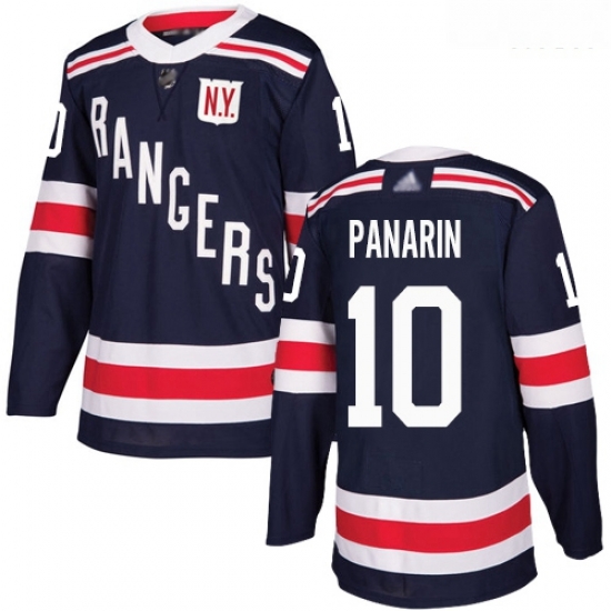 Rangers #10 Artemi Panarin Navy Blue Authentic 2018 Winter Classic Stitched Hockey Jersey Rangers #10 Artemi Panarin Navy Blue Authentic 2018 Winter Classic Stitched Hockey Jersey