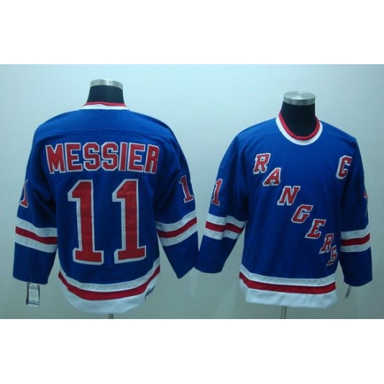 Rangers #11 Mark Messier Stitched Blue CCM Throwback NHL Jersey Rangers #11 Mark Messier Stitched Blue CCM Throwback NHL Jersey