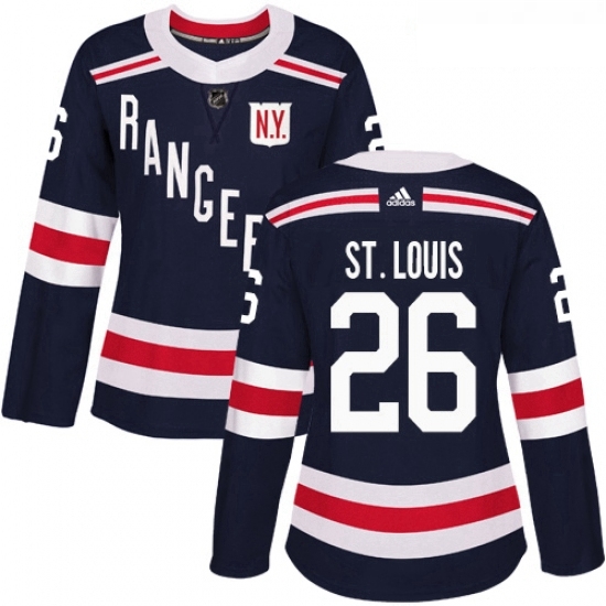 Womens Adidas New York Rangers 26 Martin St Louis Authentic Navy Blue 2018 Winter Classic NHL Jersey Womens Adidas New York Rangers 26 Martin St Louis Authentic Navy Blue 2018 Winter Classic NHL Jersey