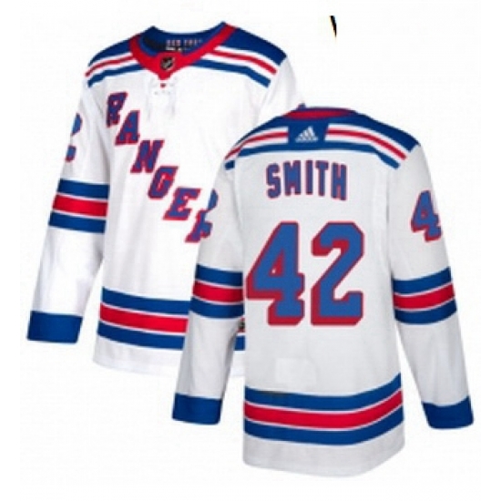 Womens Adidas New York Rangers 42 Brendan Smith Authentic White Away NHL Jersey Womens Adidas New York Rangers 42 Brendan Smith Authentic White Away NHL Jersey