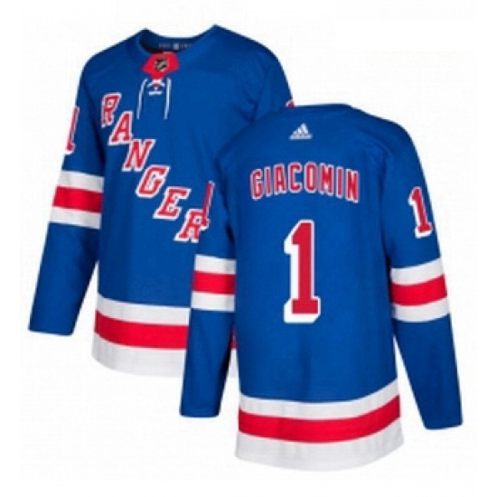 Youth Adidas New York Rangers 1 Eddie Giacomin Authentic Royal Blue Home NHL Jersey Youth Adidas New York Rangers 1 Eddie Giacomin Authentic Royal Blue Home NHL Jersey