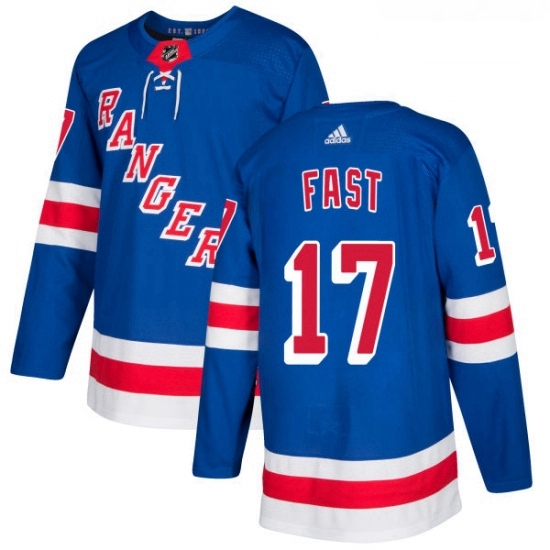 Youth Adidas New York Rangers 17 Jesper Fast Authentic Royal Blue Home NHL Jersey Youth Adidas New York Rangers 17 Jesper Fast Authentic Royal Blue Home NHL Jersey