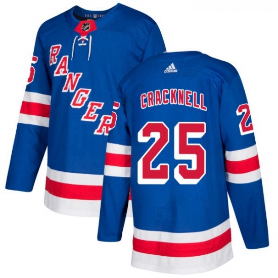 Youth Adidas New York Rangers 25 Adam Cracknell Authentic Royal Blue Home NHL Jersey Youth Adidas New York Rangers 25 Adam Cracknell Authentic Royal Blue Home NHL Jersey