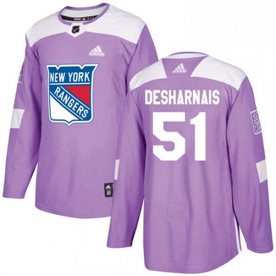 Youth Adidas New York Rangers 51 David Desharnais Authentic Purple Fights Cancer Practice NHL Jersey Youth Adidas New York Rangers 51 David Desharnais Authentic Purple Fights Cancer Practice NHL Jersey