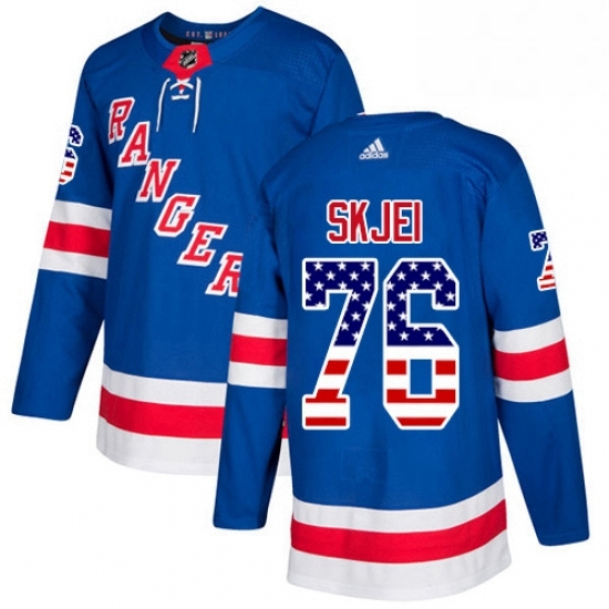 Youth Adidas New York Rangers 76 Brady Skjei Authentic Royal Blue USA Flag Fashion NHL Jersey Youth Adidas New York Rangers 76 Brady Skjei Authentic Royal Blue USA Flag Fashion NHL Jersey