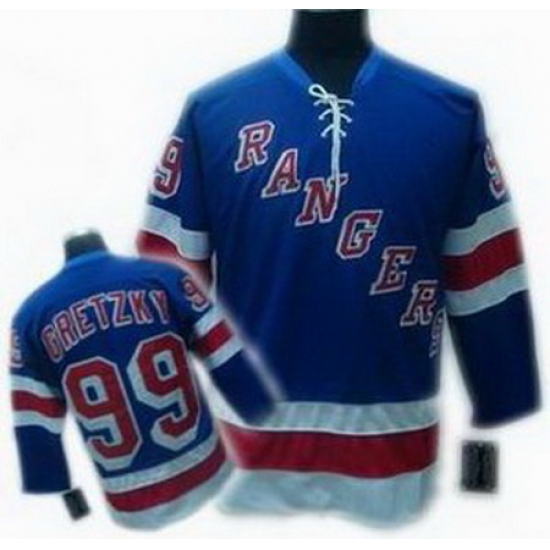 kids RBK hockey jerseys NY Rangers 99 GRETZKY BLUE kids RBK hockey jerseys NY Rangers 99 GRETZKY BLUE