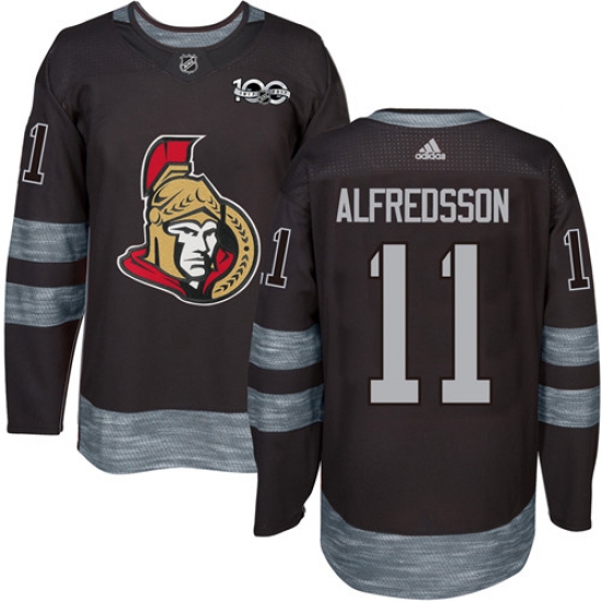Adidas Senators #11 Daniel Alfredsson Black 1917 2017 100th Anniversary Stitched NHL Jersey Adidas Senators #11 Daniel Alfredsson Black 1917 2017 100th Anniversary Stitched NHL Jersey