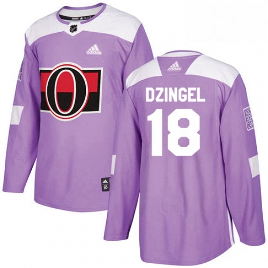 Mens Adidas Ottawa Senators 18 Ryan Dzingel Authentic Purple Fights Cancer Practice NHL Jersey Mens Adidas Ottawa Senators 18 Ryan Dzingel Authentic Purple Fights Cancer Practice NHL Jersey