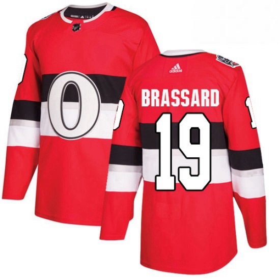 Mens Adidas Ottawa Senators 19 Derick Brassard Authentic Red 2017 100 Classic NHL Jersey Mens Adidas Ottawa Senators 19 Derick Brassard Authentic Red 2017 100 Classic NHL Jersey