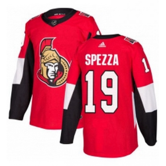 Mens Adidas Ottawa Senators 19 Jason Spezza Authentic Red Home NHL Jersey Mens Adidas Ottawa Senators 19 Jason Spezza Authentic Red Home NHL Jersey
