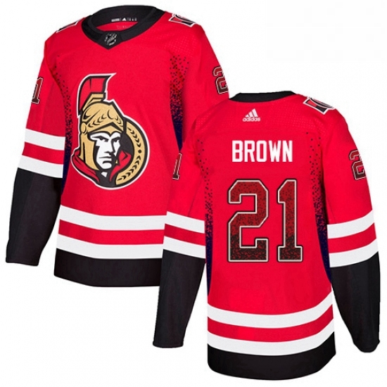 Mens Adidas Ottawa Senators 21 Logan Brown Authentic Red Drift Fashion NHL Jersey Mens Adidas Ottawa Senators 21 Logan Brown Authentic Red Drift Fashion NHL Jersey