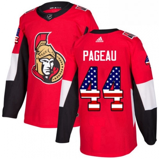 Mens Adidas Ottawa Senators 44 Jean Gabriel Pageau Authentic Red USA Flag Fashion NHL Jersey Mens Adidas Ottawa Senators 44 Jean Gabriel Pageau Authentic Red USA Flag Fashion NHL Jersey