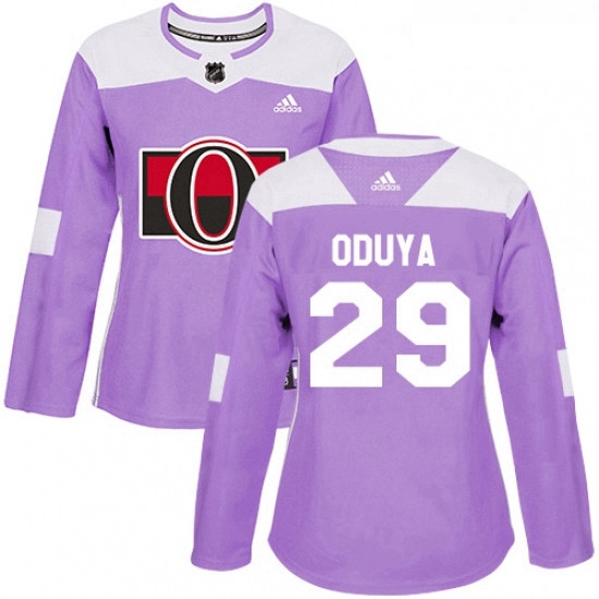Womens Adidas Ottawa Senators 29 Johnny Oduya Authentic Purple Fights Cancer Practice NHL Jersey Womens Adidas Ottawa Senators 29 Johnny Oduya Authentic Purple Fights Cancer Practice NHL Jersey