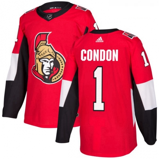 Youth Adidas Ottawa Senators 1 Mike Condon Authentic Red Home NHL Jersey Youth Adidas Ottawa Senators 1 Mike Condon Authentic Red Home NHL Jersey