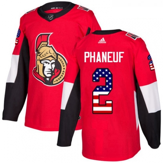 Youth Adidas Ottawa Senators 2 Dion Phaneuf Authentic Red USA Flag Fashion NHL Jersey Youth Adidas Ottawa Senators 2 Dion Phaneuf Authentic Red USA Flag Fashion NHL Jersey
