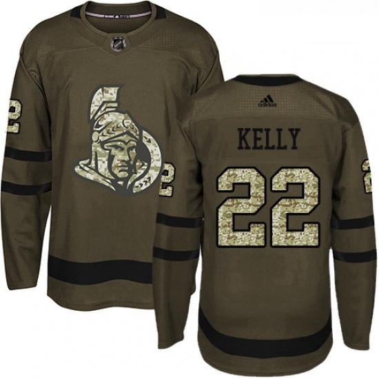 Youth Adidas Ottawa Senators 22 Chris Kelly Authentic Green Salute to Service NHL Jersey Youth Adidas Ottawa Senators 22 Chris Kelly Authentic Green Salute to Service NHL Jersey