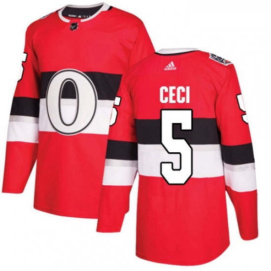 Youth Adidas Ottawa Senators 5 Cody Ceci Authentic Red 2017 100 Classic NHL Jersey Youth Adidas Ottawa Senators 5 Cody Ceci Authentic Red 2017 100 Classic NHL Jersey