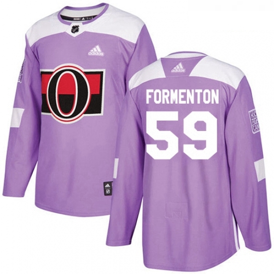 Youth Adidas Ottawa Senators 59 Alex Formenton Authentic Purple Fights Cancer Practice NHL Jersey Youth Adidas Ottawa Senators 59 Alex Formenton Authentic Purple Fights Cancer Practice NHL Jersey