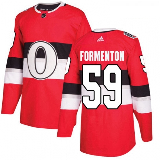 Youth Adidas Ottawa Senators 59 Alex Formenton Authentic Red 2017 100 Classic NHL Jersey Youth Adidas Ottawa Senators 59 Alex Formenton Authentic Red 2017 100 Classic NHL Jersey