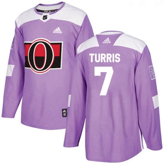 Youth Adidas Ottawa Senators 7 Kyle Turris Authentic Purple Fights Cancer Practice NHL Jersey Youth Adidas Ottawa Senators 7 Kyle Turris Authentic Purple Fights Cancer Practice NHL Jersey
