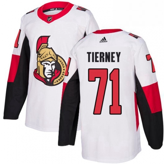 Youth Adidas Ottawa Senators 71 Chris Tierney Authentic White Away NHL Jersey Youth Adidas Ottawa Senators 71 Chris Tierney Authentic White Away NHL Jersey