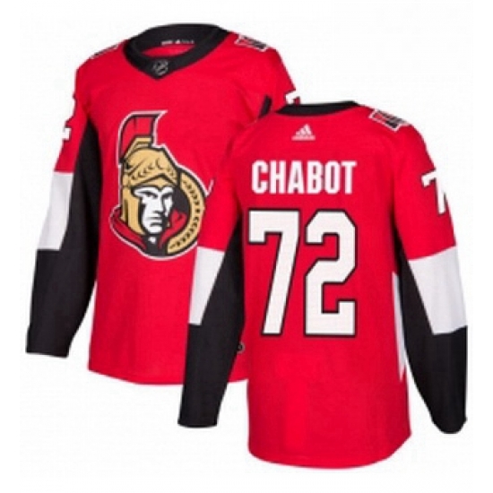 Youth Adidas Ottawa Senators 72 Thomas Chabot Authentic Red Home NHL Jersey Youth Adidas Ottawa Senators 72 Thomas Chabot Authentic Red Home NHL Jersey