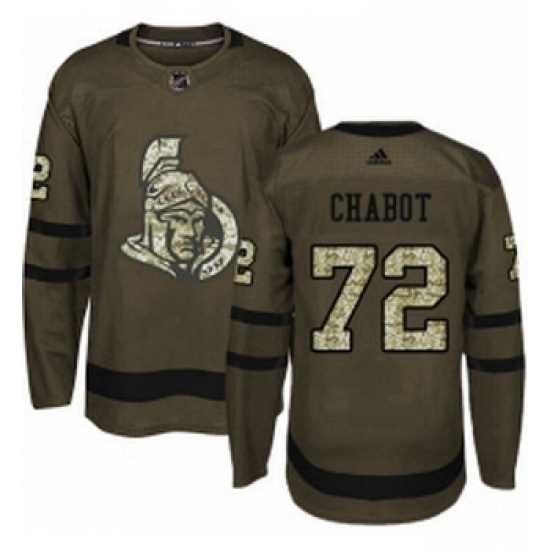 Youth Adidas Ottawa Senators 72 Thomas Chabot Premier Green Salute to Service NHL Jersey Youth Adidas Ottawa Senators 72 Thomas Chabot Premier Green Salute to Service NHL Jersey