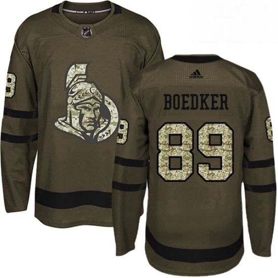Youth Adidas Ottawa Senators 89 Mikkel Boedker Authentic Green Salute to Service NHL Jersey Youth Adidas Ottawa Senators 89 Mikkel Boedker Authentic Green Salute to Service NHL Jersey