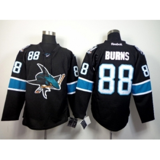 NHL San Jose Sharks #88 burns black jerseys(2014 new) NHL San Jose Sharks #88 burns black jerseys(2014 new)