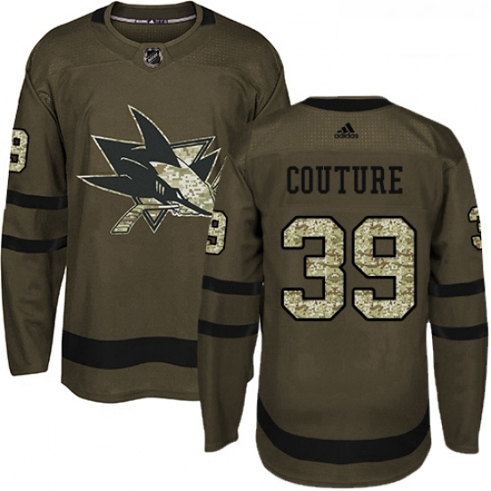 Youth Adidas San Jose Sharks 39 Logan Couture Authentic Green Salute to Service NHL Jersey Youth Adidas San Jose Sharks 39 Logan Couture Authentic Green Salute to Service NHL Jersey