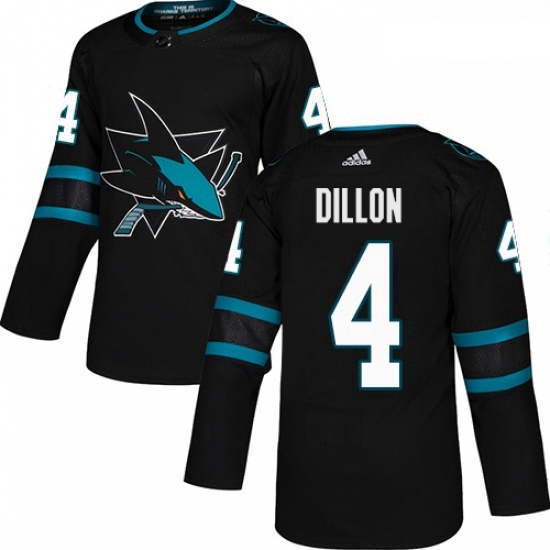 Youth Adidas San Jose Sharks 4 Brenden Dillon Premier Black Alternate NHL Jersey Youth Adidas San Jose Sharks 4 Brenden Dillon Premier Black Alternate NHL Jersey