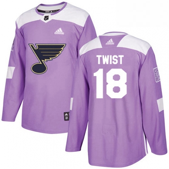 Mens Adidas St Louis Blues 18 Tony Twist Authentic Purple Fights Cancer Practice NHL Jersey Mens Adidas St Louis Blues 18 Tony Twist Authentic Purple Fights Cancer Practice NHL Jersey