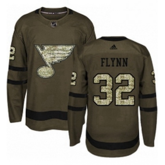 Mens Adidas St Louis Blues 32 Brian Flynn Authentic Green Salute to Service NHL Jersey Mens Adidas St Louis Blues 32 Brian Flynn Authentic Green Salute to Service NHL Jersey