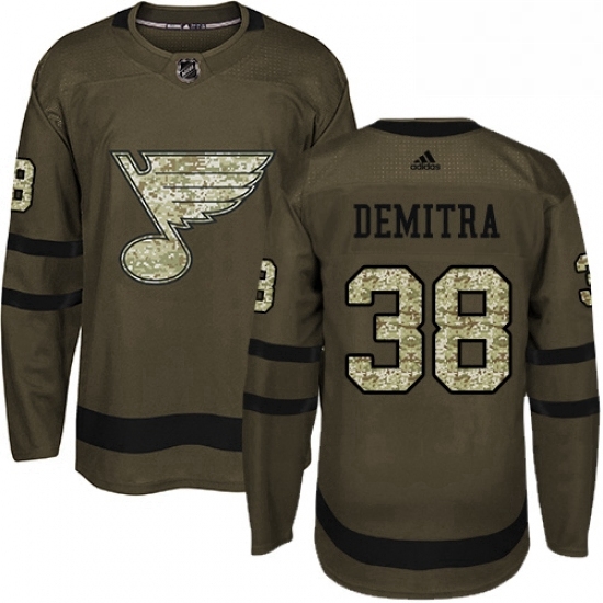 Mens Adidas St Louis Blues 38 Pavol Demitra Authentic Green Salute to Service NHL Jersey Mens Adidas St Louis Blues 38 Pavol Demitra Authentic Green Salute to Service NHL Jersey