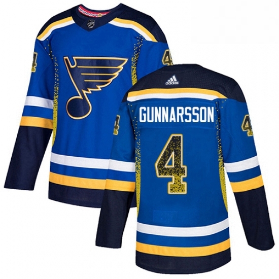 Mens Adidas St Louis Blues 4 Carl Gunnarsson Authentic Blue Drift Fashion NHL Jersey Mens Adidas St Louis Blues 4 Carl Gunnarsson Authentic Blue Drift Fashion NHL Jersey