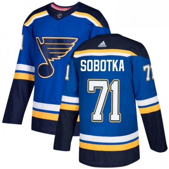 Mens Adidas St Louis Blues 71 Vladimir Sobotka Authentic Royal Blue Home NHL Jersey Mens Adidas St Louis Blues 71 Vladimir Sobotka Authentic Royal Blue Home NHL Jersey