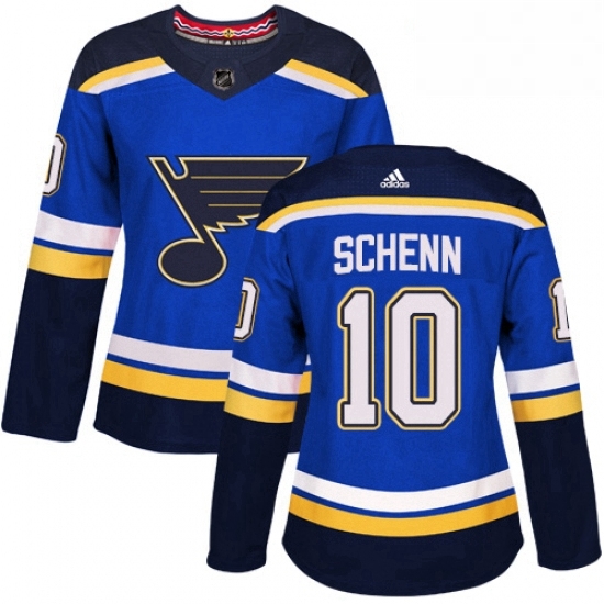 Womens Adidas St Louis Blues 10 Brayden Schenn Premier Royal Blue Home NHL Jersey Womens Adidas St Louis Blues 10 Brayden Schenn Premier Royal Blue Home NHL Jersey