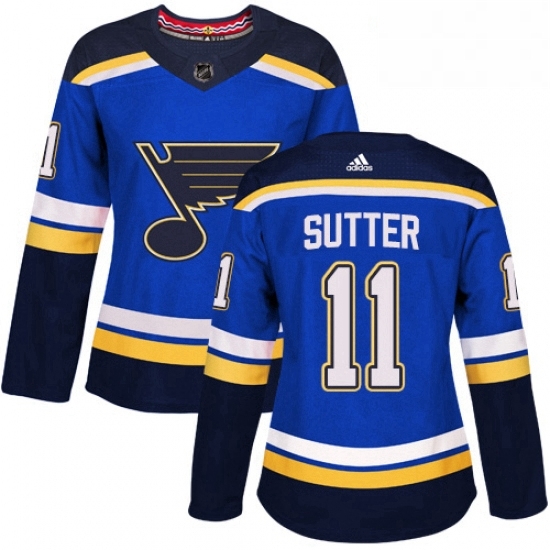 Womens Adidas St Louis Blues 11 Brian Sutter Authentic Royal Blue Home NHL Jersey Womens Adidas St Louis Blues 11 Brian Sutter Authentic Royal Blue Home NHL Jersey