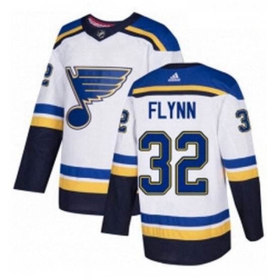 Youth Adidas St Louis Blues 32 Brian Flynn Authentic White Away NHL Jersey Youth Adidas St Louis Blues 32 Brian Flynn Authentic White Away NHL Jersey