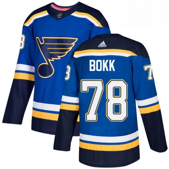 Youth Adidas St Louis Blues 78 Dominik Bokk Authentic Royal Blue Home NHL Jersey Youth Adidas St Louis Blues 78 Dominik Bokk Authentic Royal Blue Home NHL Jersey