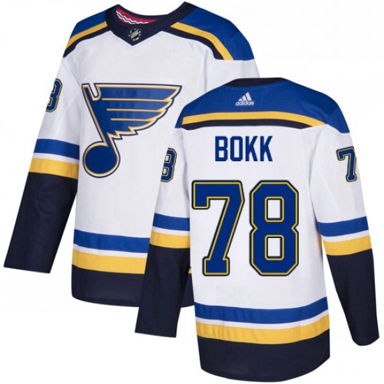 Youth Adidas St Louis Blues 78 Dominik Bokk Authentic White Away NHL Jersey Youth Adidas St Louis Blues 78 Dominik Bokk Authentic White Away NHL Jersey