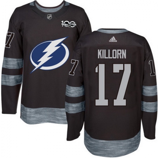 Lightning #17 Alex Killorn Black 1917 2017 100th Anniversary Stitched NHL Jersey Lightning #17 Alex Killorn Black 1917 2017 100th Anniversary Stitched NHL Jersey